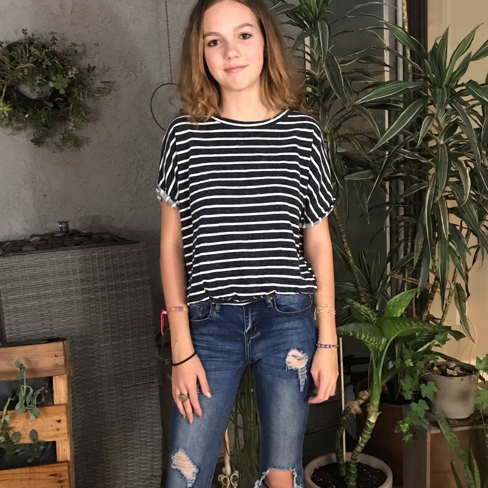 Zara striped top